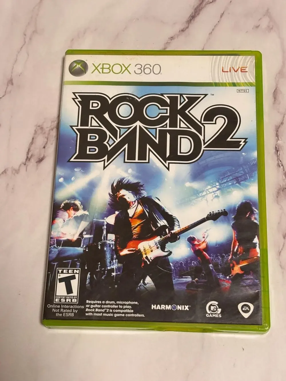Rock Band 2 Microsoft Xbox 360, 2008, Complete with Manual